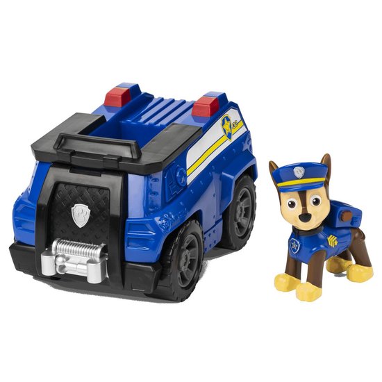 PAW Patrol - Chase's Patrol Cruiser - speelgoedauto met speelfiguur