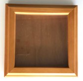 Diorama Houten Lijst - Pitch-Pine - 290 x 290 x 25mm