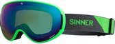 Sinner Nauders Unisex Skibril - Neongroen