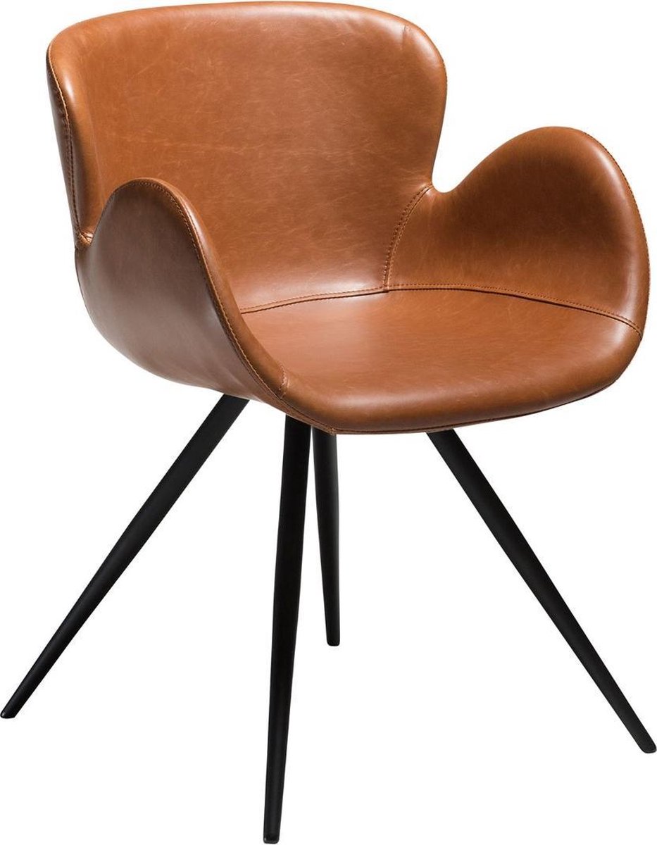 Dan-Form eetkamerstoel gaia vintage lichtbruin 76 x 56 x 56.5 (2 stuks)