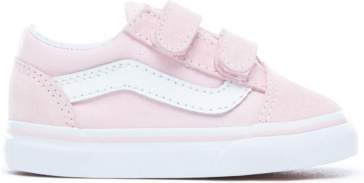 Vans Sneakers - Maat 24.5 - Meisjes - roze/wit | bol.com