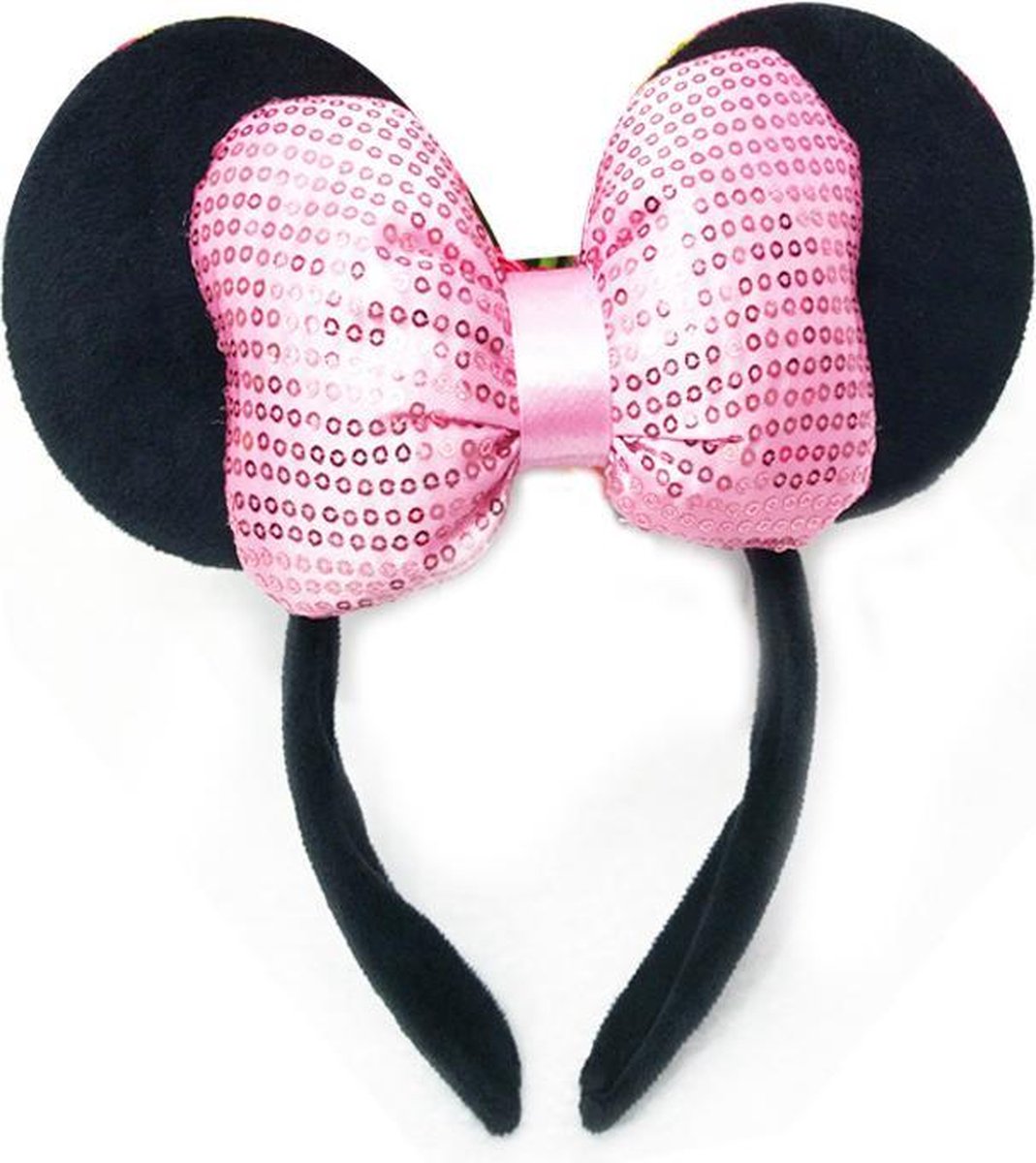 Minnie Mouse diadeem 3D effect, Minnie Mouse, haarband, Minnie Mouse oren,  roze... | bol.com
