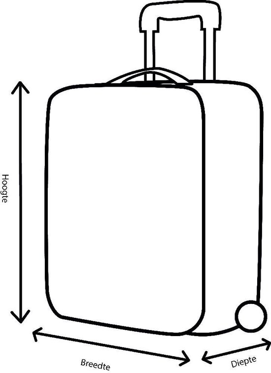 Decent Basic-Line Handbagage Trolley 53 cm - Donkerblauw - Decent