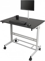 Mobiel Sta Bureau 100cm met monitor arm