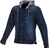 Denim Motor Shirt Macna Westcoast Donkere Wassing
