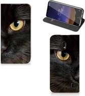 Nokia 2.2 Hoesje maken Zwarte Kat