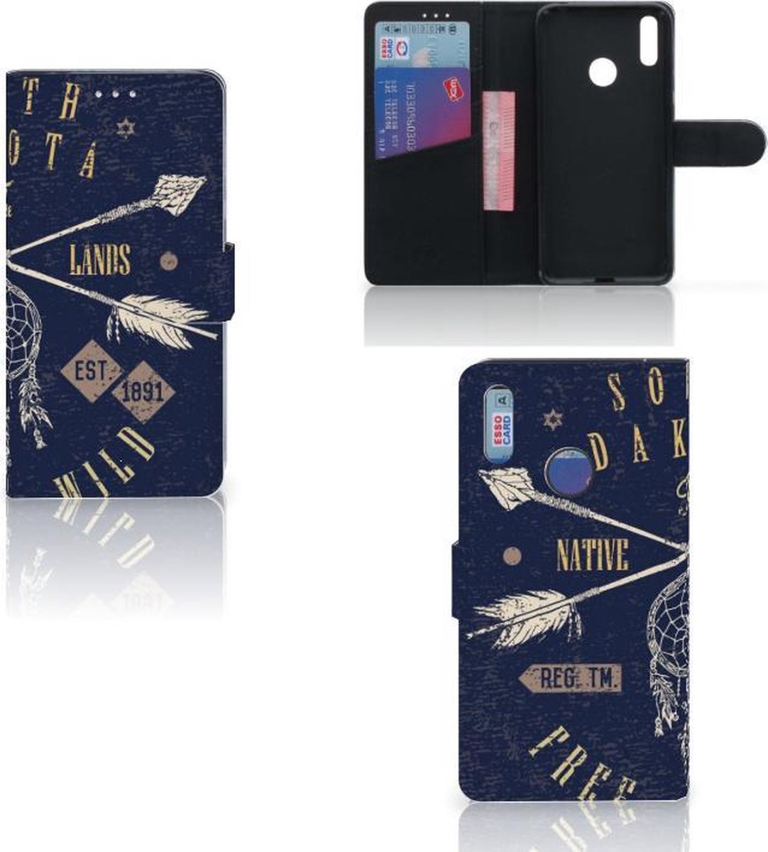 Huawei Y7 (2019) Flip Cover South Dakota