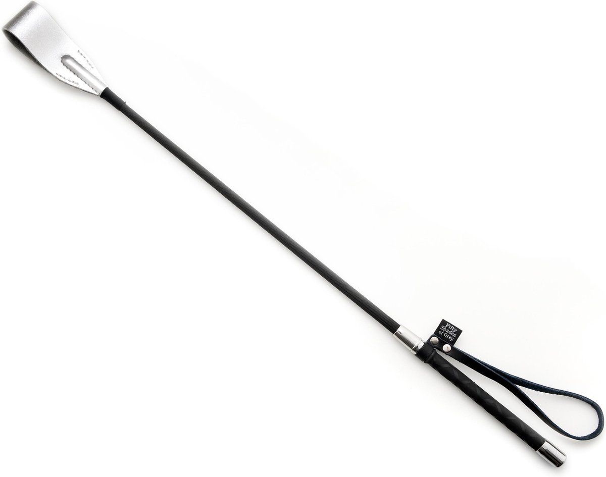 Goedkoopste Fifty Shades of Grey Sweet Sting Rijzweepje - Zwart/ Zilver