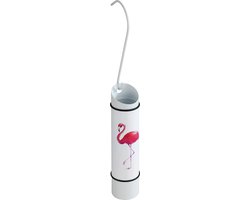 Luchtbevochtiger RVS set van 2 stuks flamingo wit
