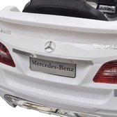 Mercedes Benz ML350 WIT  - Elektrische Kinder Batterij Auto 6 V met afstandsbediening