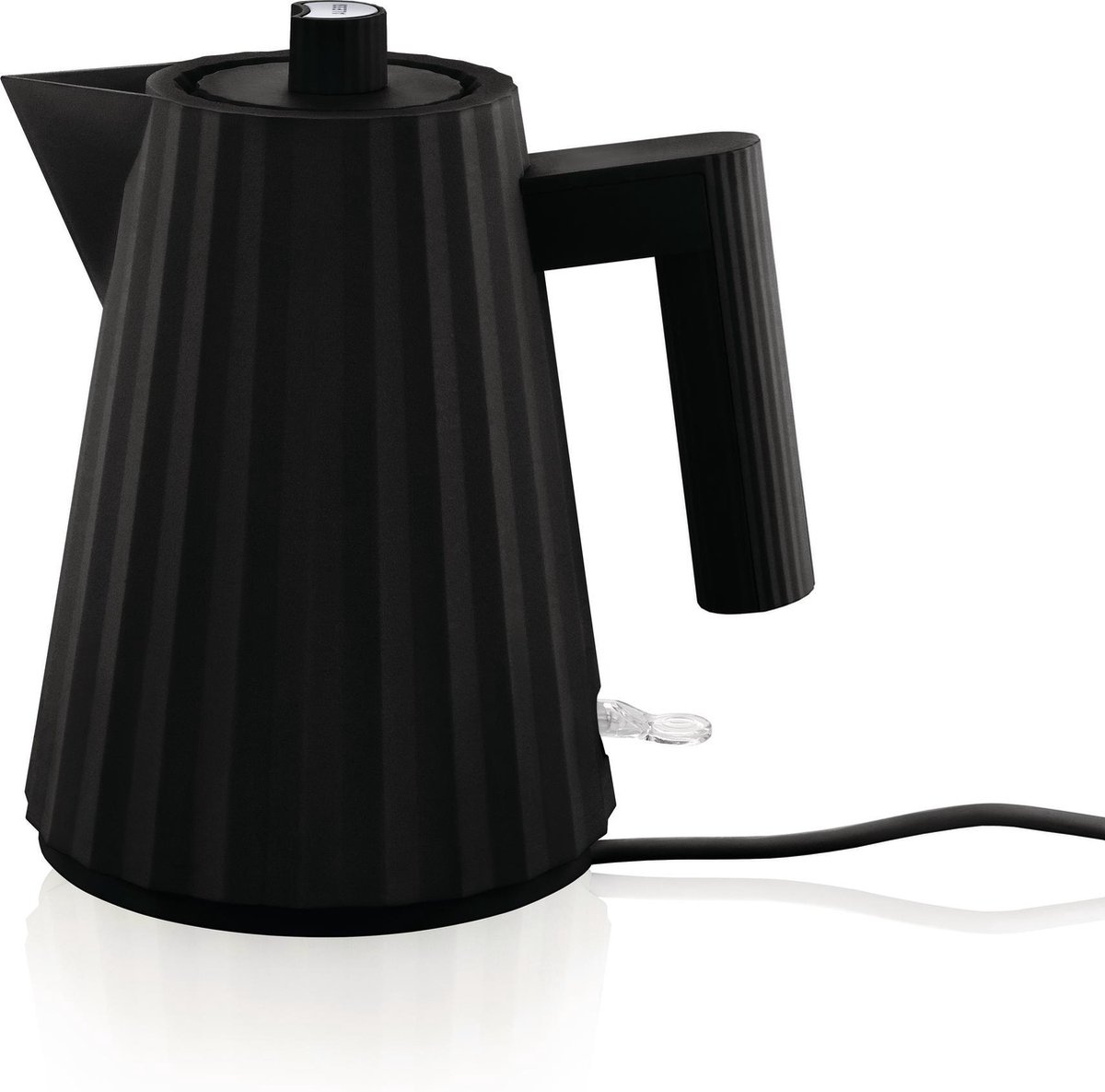 ALESSI - Plisse - Electrische Waterkoker 1,00l zwart