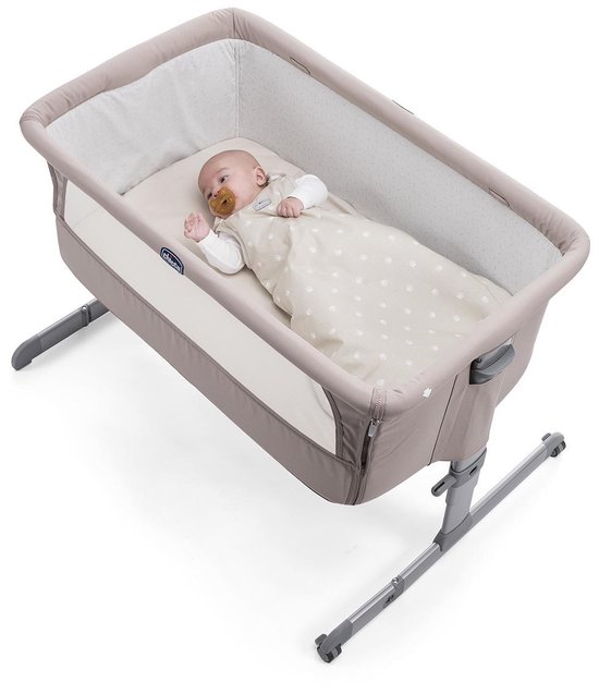 Chicco next to me 2delige slaapset silver
