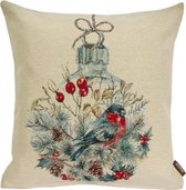 Kussenhoes Christmas Robin (1) - Roodborstje - Vogel
