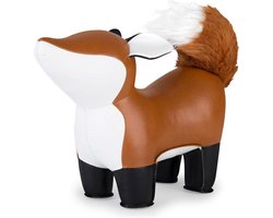 Zuny boekensteun fox furi tan/white