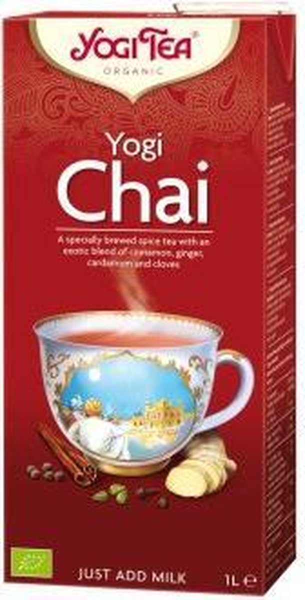 Yogi tea Yogi Chai 8 x 1 liter pak Biologische Thee