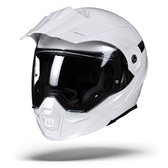 Scorpion ADX-1 SOLID PEARL Wit Systeemhelm - Motorhelm - Maat L