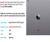 iPad Air 2019 Hoesje - 10.5 inch - Draaibare Book Case Bescherm Cover Zwart