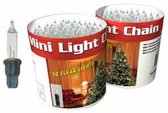 Kerstverlichting lichtsnoer wit - 50 lampjes