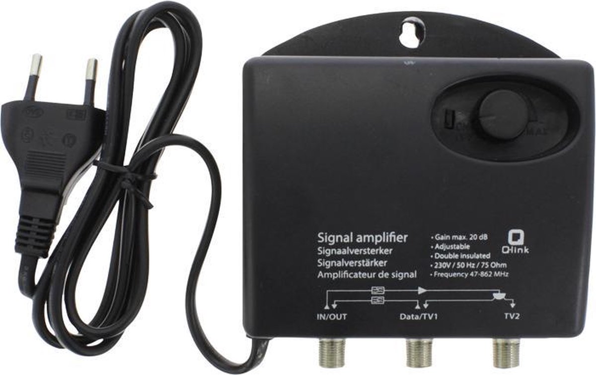 Meliconi AMP200 Amplificateur de Signal numérique d'intérieur avec
