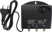 Q-LINK signaalversterker voor digitale TV met 2 aansluitingen en 3x F-connector