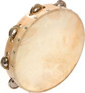 Percussion Plus PP873 Budget Tambourine, 25cm  - Tamboerijn