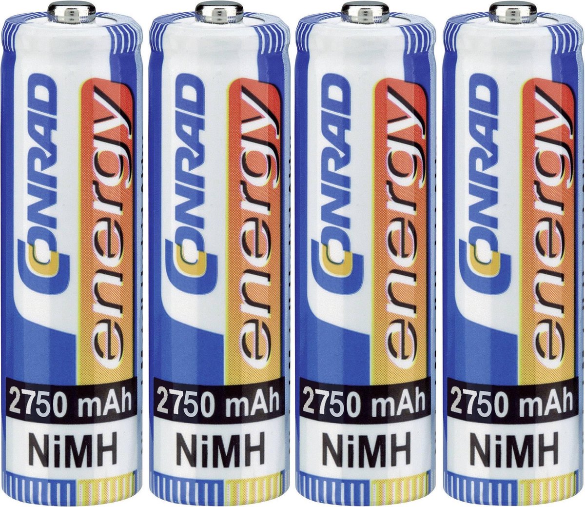 Conrad energy HR06 Oplaadbare AA batterij (penlite) NiMH 2750 mAh 1.2 V 4 stuk(s)