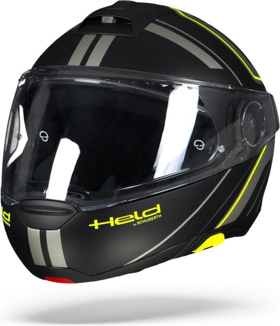 Held H-C4 Tour Zwart Neon Geel Systeemhelm - Motorhelm - Maat M | bol.com