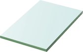 Zwevende Wandplank Glas 20x15cm (Incl fotolijst) - Boekenplank - Muurplank - Wandrek - Boeken plank