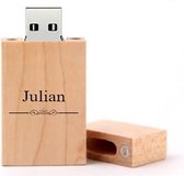 Julian naam kado verjaardagscadeau cadeau usb stick 32GB