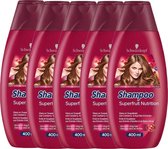 Schwarzkopf - Shampoo - superfruit nutrition - 5 x 250ML