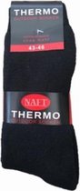 4 paar Naft zwarte Thermo sokken maat 39-42