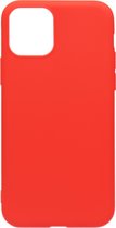 ADEL Siliconen Back Cover Softcase Hoesje Geschikt voor iPhone 11 Pro Max - Rood