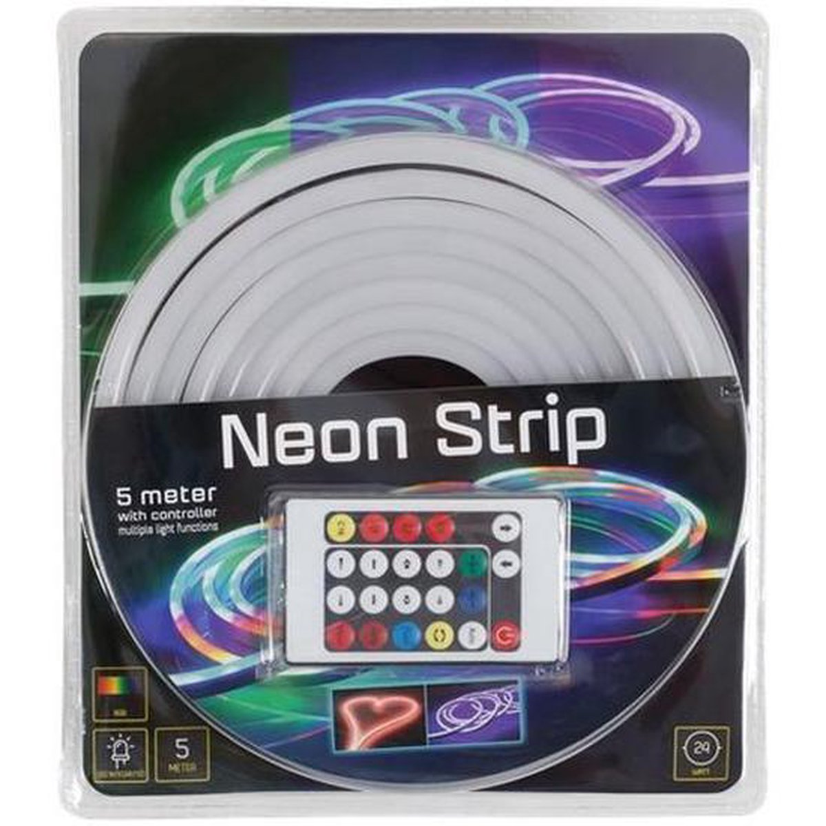 Neon LED Strip | 5 meter | RGB| Inclusief afstandsbediening | Neon  Verlichting |... | bol.com