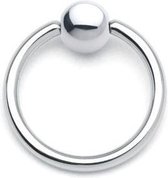 Ball Closure Ring piercing - 1 mm x 6 mm