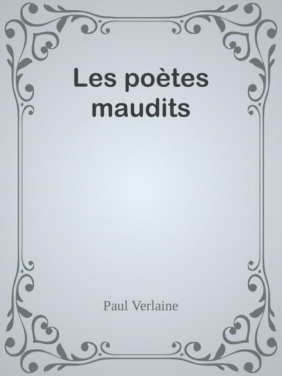 Les poètes maudits - cover