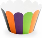 Halloween Cupcake Vormpjes Gekleurd 6st
