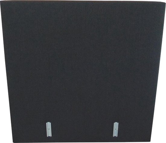 Slaaploods.nl Tête de lit / Tête de lit Plat - 180x110x10 cm - Tissu Noir