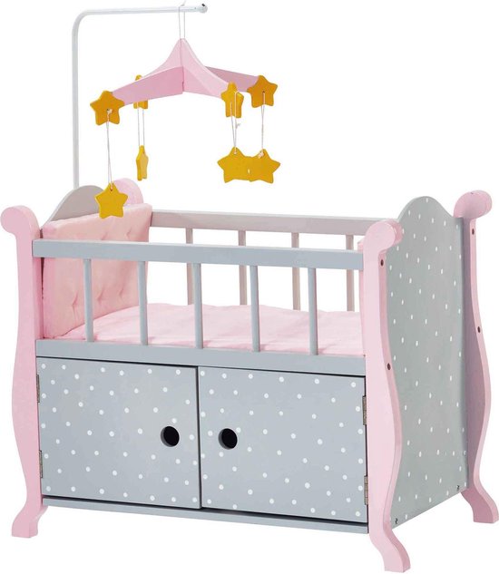 Teamson Kids Kaptafel en Stoel Voor 18 Poppen - Accessoires Voor Poppen - Kinderspeelgoed - Wit