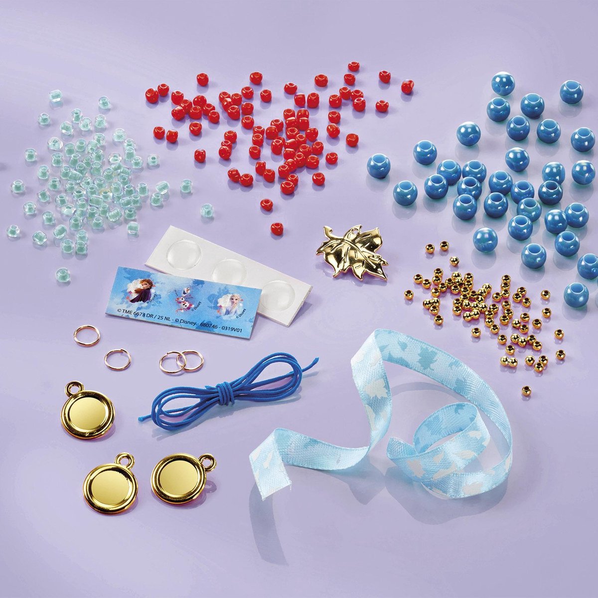 Disney Frozen luxe kralen bedel armbandjes maken speelgoed meisjes vanaf 5 jaar - Totum sieraden maken met Anna Elsa prinsessen - cadeautip knutselen — afbeelding 4