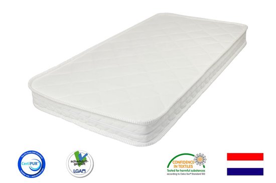 Matrassenmaker - matras 40x90 koudschuim HR40 dubbeldoek met rits