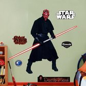 Star Wars Darth Maul muursticker uit vinyl, levensgroot van Fathead, zelfklevend, Super kwaliteit, B.1,25m H. 2,00m