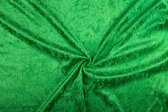 Velours de panne stof - Groen - 50 meter