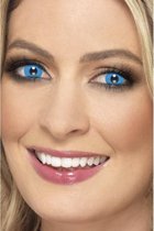 Kleurlenzen Daglenzen Halloween Carnaval | Harlekijn Poppen Blauwe Lenzen