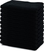 agitatie ik heb nodig slinger The One Voordeel Handdoeken Zwart 5 stuks 50x100cm | bol.com
