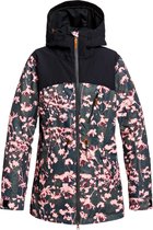 Roxy Stated Dames Ski jas - True Black Poppy - Maat XL