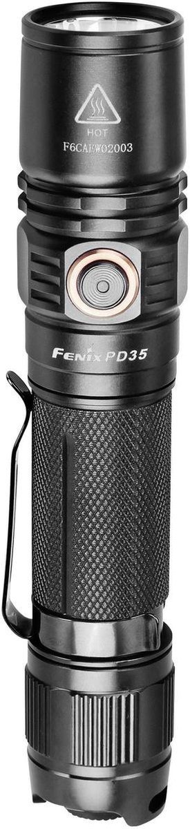 Fenix PD35 V2.0 Zaklamp werkt op een accu, werkt op batterijen LED IP68 (waterdicht), Met riemclip, Met handlus, Verstelbaar 350 lm 39.50 h 88 g