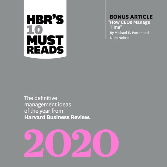HBRs 10 Must Reads 2020 - cover