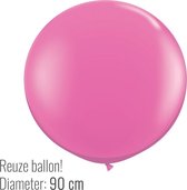 Reuze ballon - Roze - 90CM - 3 Stuks - Geboorte/Feest
