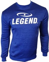 Legend Sports Logo Sweater Blauw Maat Xl