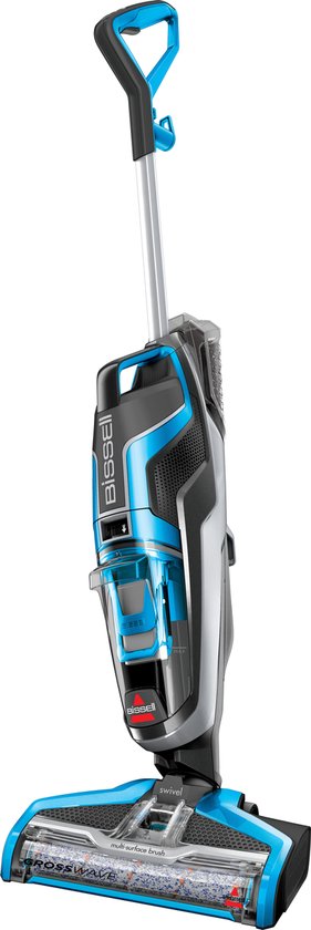 BISSELL CrossWave® 1.0 Stofzuiger met Dweilfunctie - Vloerreiniger met Snoer - 3 in 1 Stofzuiger, Dweil & Drogen - Multi Surface Vacuum Cleaner - Reinigingsmachine voor Tapijt, Tegels & Houten Vloeren - Krachtige 560W Motor - 17132